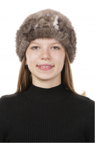 Шапка женская из норки