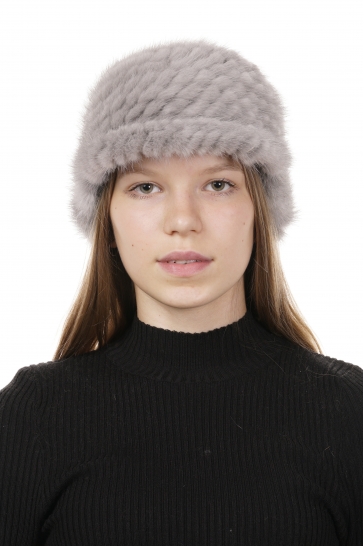 Шапка женская из норки