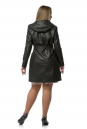 Женское кожаное пальто из эко-кожи с капюшоном 8021236-3