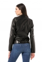 Женская кожаная куртка из натуральной кожи с воротником 8021400-4