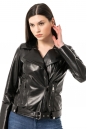 Женская кожаная куртка из натуральной кожи с воротником 8021400-14