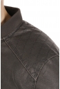 Мужская кожаная куртка из эко-кожи с воротником 8021872-13