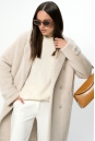 Женское пальто из текстиля с воротником 8022131-7