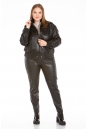 Женская кожаная куртка из натуральной кожи с воротником 8022552-3
