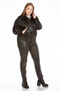 Женская кожаная куртка из натуральной кожи с воротником 8022552-6