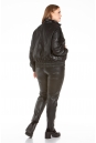 Женская кожаная куртка из натуральной кожи с воротником 8022552-10