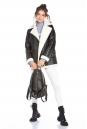 Женская кожаная куртка из эко-кожи с воротником, отделка искусственный мех 8022589-4