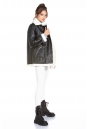 Женская кожаная куртка из эко-кожи с воротником, отделка искусственный мех 8022589-10