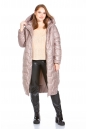 Женское пальто из текстиля с капюшоном 8022594-3