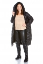 Женское пальто из текстиля с капюшоном 8022595-13