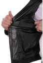 Мужская кожаная куртка из натуральной кожи с воротником 8022601-5