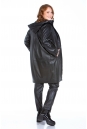 Женское кожаное пальто из натуральной кожи с капюшоном 8022757-5