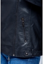 Женская кожаная куртка из эко-кожи с воротником 8023360-17