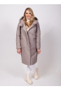 Женское пальто из текстиля с капюшоном 8023439-11