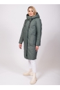 Женское пальто из текстиля с капюшоном 8023441-3