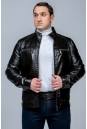Мужская кожаная куртка из эко-кожи с воротником 8023459-8