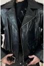 Женская кожаная куртка из натуральной кожи с воротником 8024139-7